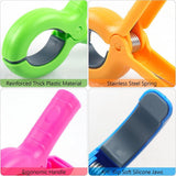 8 Pack XXL Beach Towel Clips, Windproof Chair and Sunbed Towel Clamps in 4 Colors for Pool, Cruise, Camping and Beach