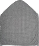2 Pack Stretch Armrest Covers, Non-Slip Fabric Furniture Protectors for Sofas, Recliners and Armchairs, Light Grey