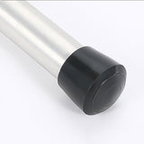 16 Pack Rubber Chair Leg Caps, Non-Slip Indoor Floor Protectors for Tables, Chairs and Tubular Legs, Black, 20 mm