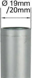 16 Pack Rubber Chair Leg Caps, Non-Slip Indoor Floor Protectors for Tables, Chairs and Tubular Legs, Black, 20 mm