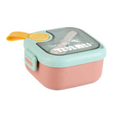 Bento Box Adult Lunch Box, Containers for Adults Men Women, Lunchable Food Container with Utensils, Sauce Jar, Muffin Liners, Microwave & Dishwasher Safe Pink#1