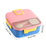 Bento Box Adult Lunch Box, Food Container for Men Women with Utensils, Sauce Jar, Muffin Liners, Microwave and Dishwasher Safe, Pink
