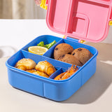 Bento Box Adult Lunch Box, Food Container for Men Women with Utensils, Sauce Jar, Muffin Liners, Microwave and Dishwasher Safe, Pink