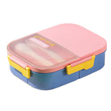 Bento Box Adult Lunch Box for Men Women, Lunch Container with Utensils, Sauce Jar, Muffin Liners, Microwave and Dishwasher Safe, Pink