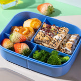 Bento Box Adult Lunch Box for Men Women, Lunch Container with Utensils, Sauce Jar, Muffin Liners, Microwave and Dishwasher Safe, Pink