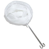 1 Pack Strainer, Reusable Coffee Powder Tea Mesh Filter Bag with Stainless Steel Handle Cotton Cloth Strainer, White