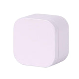 Square Metal Tea Caddy with Secure Lid for Loose Leaf Tea, Coffee, Sweets and Small Dry Goods, Compact Kitchen Storage Tin, Light Lavender