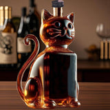 Wolf Whiskey Bottle, Funny Wolf Whiskey Bottle, 3D Wolf Shape Glass, Wine Decanter for Men Dad, Home Bar Dachshund Lover Decor G