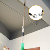 Chair Straps hanging Kit with 2 Carabiners for Replacement, Adjustment or Extension Perfect for Children Swing, Outdoor
