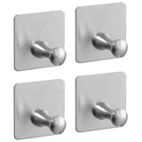 Self Adhesive Towel Hooks, Without Nails Sticky Hooks Waterproof Adhesive Hooks Heavy Duty, Robe Towel Hooks Coat Door Hooks