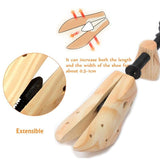 1Pcs Two Way Wooden Adjustable Shoe Stretcher Professional Shoes Expander One Pair for Men or Women Shoes Boots