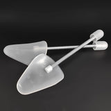 2 Pairs Practical Adjustable Length Women Shoe Tree Shoe Stretcher Portable Shoe Boot Shaper Support Holder(Transparent)