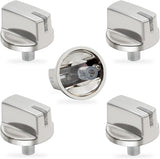 5 Pack W11156487 Cooktop Knobs Gas Stove Knobs Replacements Compatibles with Stove/Range Knobs Assembly