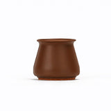 Chair Leg Floor Protectors 16 pcs Dark Walnut Felt Bottom Silicone Pads for Hardwood Floors Furniture Feet Rubber Caps for Chairs