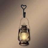 Heavy Duty Coat Hooks, 4pcs Cast Iron Love Heart Shape Wall Hooks for Hanging Coats, Black No Rust Hooks for Scarf, Bag, Towel