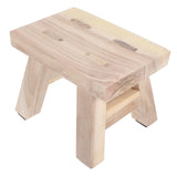 Solid Wood Bench Shoe Stool Wooden Stool Wooden Foot Stool Wooden Helper Stool Table Feet Rest Desk Foot Rest