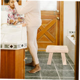 Solid Wood Bench Shoe Stool Wooden Stool Wooden Foot Stool Wooden Helper Stool Table Feet Rest Desk Foot Rest