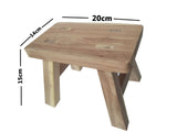 Solid Wood Bench Shoe Stool Wooden Stool Wooden Foot Stool Wooden Helper Stool Table Feet Rest Desk Foot Rest