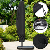 Parasol Cover Extra Large Cantilever Umbrella Cover Waterproof/Windproof/Anti-UV, Garden Outdoor Umbrella Cover with Zip