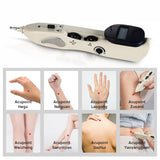 Electronic Acupuncture Pen Pain Relief Therapy Meridian Pen Find Acupoints Automatically Massage Heads Rechargeable