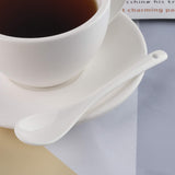 Porcelain Egg Spoons for Soft-Boiled Eggs Coffee Tea Desserts Ceramic Spoon Set of 6 for coffee, tea, hot chocolate