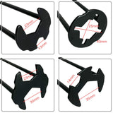 Basin Wrench Set, Dual Head Pipe Plumbers Wrench Faucet and Sink Installer Multi-functional Maintenance Tool for Bathroom Kitchen
