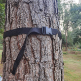 Treestand Strap Gear Hangers, Safety Harness Tree Strap Nylon Tree Strap with 4 Steel Buckle Hanging Hook for Great