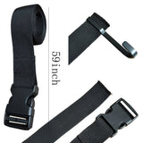 Treestand Strap Gear Hangers, Safety Harness Tree Strap Nylon Tree Strap with 4 Steel Buckle Hanging Hook for Great