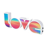 LOVE Colorful Technicolor Night Light LED USB Plug In Mood Lamp Kids Girls Bedroom Bedroom Nursery Relaxing Soothing