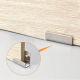 Stainless Steel Tile Hanger, 6 Pcs Ceramic Tile Display Wall-Mounted Hooks, Heavy Duty Flat J Hooks Hooks