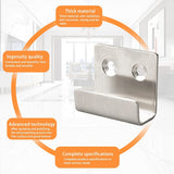 Stainless Steel Tile Hanger, 6 Pcs Ceramic Tile Display Wall-Mounted Hooks, Heavy Duty Flat J Hooks Hooks