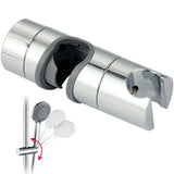 Replacement Hand Shower Bracket for Slide Bar 18-25MM Adjustable Rail Shower Head Holder, Chrome Finished
