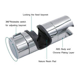 Replacement Hand Shower Bracket for Slide Bar 18-25MM Adjustable Rail Shower Head Holder, Chrome Finished