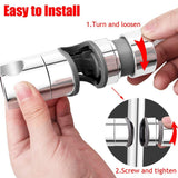 Replacement Hand Shower Bracket for Slide Bar 18-25MM Adjustable Rail Shower Head Holder, Chrome Finished