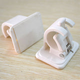 2PCS non drilled curtain rod bracket non drilled curtain rod bracket self-adhesive curtain rod hook non nail adjustable