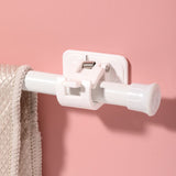 2PCS non drilled curtain rod bracket non drilled curtain rod bracket self-adhesive curtain rod hook non nail adjustable