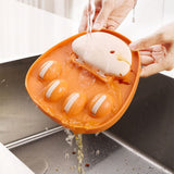 Cat Claw Pot Lid Holder Rack Home Wall Decor Hook Punching-free Wall Organizer Shelves Pan Lid Drainer Stand Key Hanger Hook