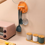 Cat Claw Pot Lid Holder Rack Home Wall Decor Hook Punching-free Wall Organizer Shelves Pan Lid Drainer Stand Key Hanger Hook