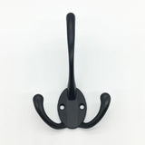 Elegant Black Zinc Alloy Triangle Coat Hooks - Affordable Luxury Triangle Coat Hooks Hardware for Bedroom, Kitchen