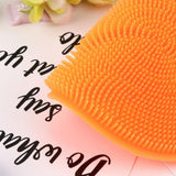 "4PCS  Color random Silicone Scrubber Brush Dish Wash Cloth Dirt Cleaning for Kitchen Bathroom Random Color| Attractive Processing"