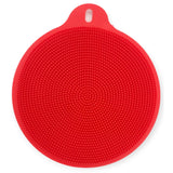 "4PCS  Color random Silicone Scrubber Brush Dish Wash Cloth Dirt Cleaning for Kitchen Bathroom Random Color| Attractive Processing"