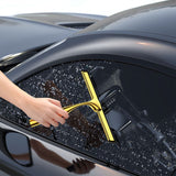Standard All-Purpose Shower Squeegee for Shower Doors, Bathroom, and Car Windshield - Stainless Steel Window Cleaner - 10 inch
