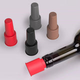 Wine Stoppers,Wine Bottle Stopper,Reusable Wine Bottle Stoppers,4 Pack Multicolor Silicone Wine Stopper -Color random