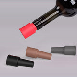 Wine Stoppers,Wine Bottle Stopper,Reusable Wine Bottle Stoppers,4 Pack Multicolor Silicone Wine Stopper -Color random