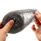 3 Pack Stainless Steel Wool Scrubber, Scrubbing Scouring Pad, Steel Wool Scrubber for Kitchens, Bathroom and More