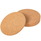 4 PCS ork Trivets for Dishes, Pots, Pans and Plants, 7.4" Diameter, Heat Resistant Cork Trivets for Pots and PansBrown