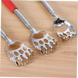 3pcs，Bear Claw Stainless Steel Itching and Scratching Massager Non Human Required Stainless Steel Stretch Itching and Scratching