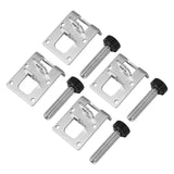 4pcs  Furniture Leg Leveler Tables Leveling Feet Corner Bracket Table Leg Leveler Wardrobes Wardrobe Level Feet