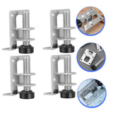 4pcs  Furniture Leg Leveler Tables Leveling Feet Corner Bracket Table Leg Leveler Wardrobes Wardrobe Level Feet
