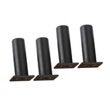 4 Pcs Furniture Leg Work Bench Legs Desk Leg Couch Leg Worktop Legs Foot Pad Chair Legs Tv Leg Screw Cap Support Leg